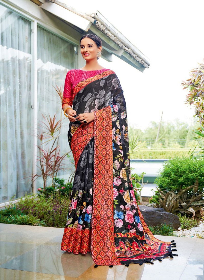 Siddharth Digital Meera 1 Fancy Ethnic Wear Wholesale Cotton Sarees
